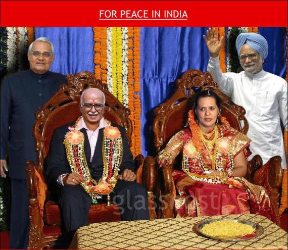 Congree-BJP wedding answer to peace in India 