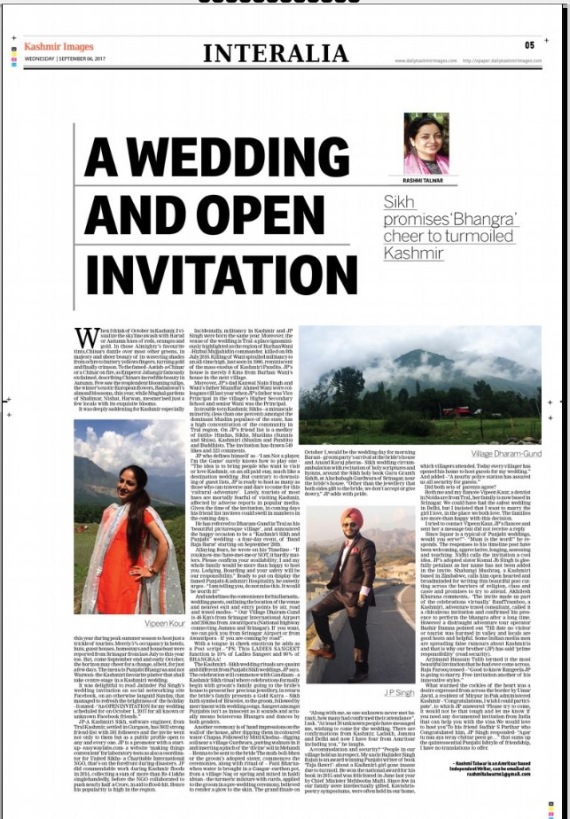 Screenshot wedding open invite